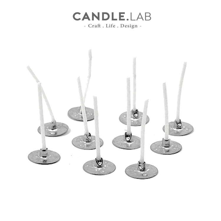 CANDLE.LAB | 纯棉无烟环保茶蜡专用烛芯带底托DIY香薰蜡烛手工22 家居饰品 香薰DIY材料/工具 原图主图