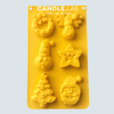 Ароматерапия DIY материалы/инструменты candle.lab | 圣诞驯鹿花环雪人圣诞树圣诞老人香薰石膏模具05