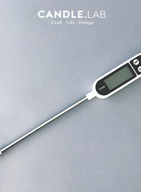 CANDLE.LAB | DIY香薰蜡烛蜡片测温电子显示屏温度计手工挂件23