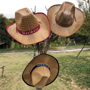 渔夫帽子男女速干防晒钓鱼帽登山徒步丛林户外沙滩帽民族手工草帽