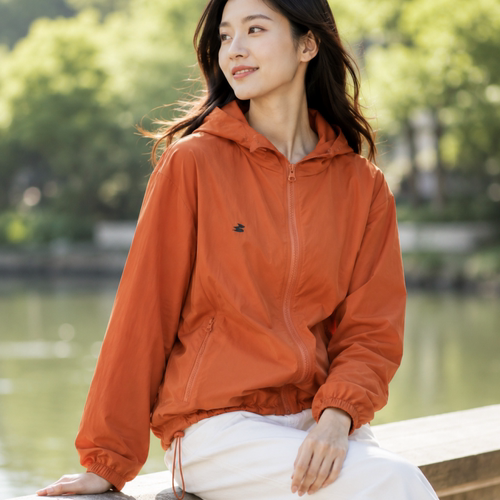 小个子薄款三合一连帽冲锋衣外套