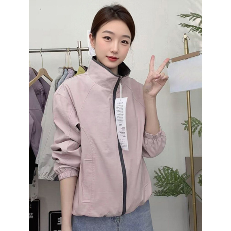 短款外套女2026新款春季女装韩版休闲百搭减龄宽松小个子夹克上衣