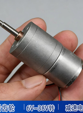 310全金属齿轮 减速电机 DC6V 38转 静音 大扭力 1:217