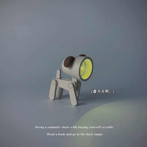 迷你狗狗小夜灯摆件氛围创意礼物