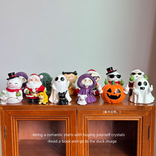 「无聊了 摆一堆小幽灵吓吓你」创意万圣圣诞节可爱桌面摆件礼物