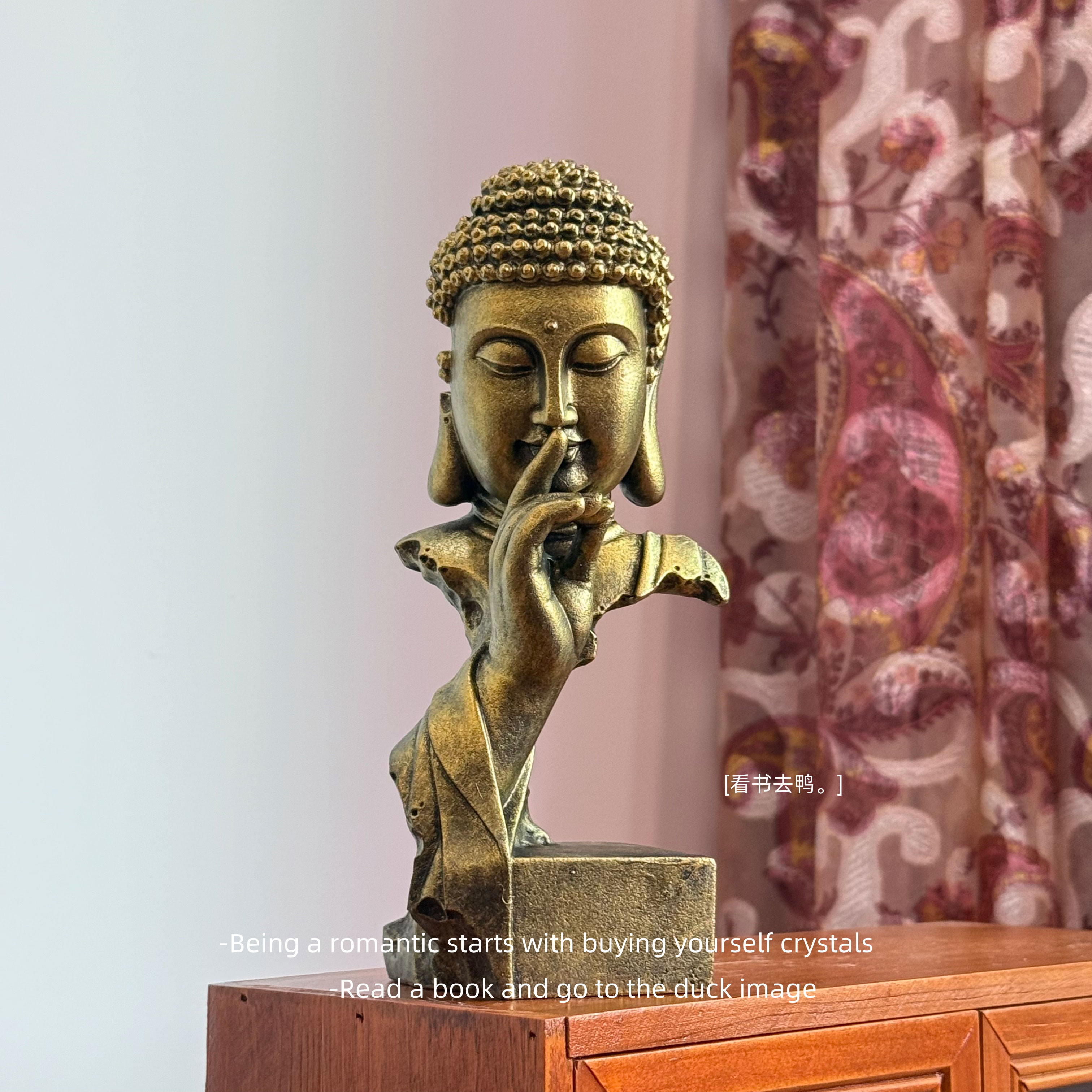 「嘘！ 不要说话！释迦牟尼佛像」 创意摆件家居好物艺术装饰礼物