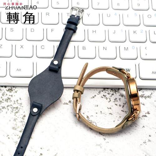 品牌代用Fossil化石表带女士真皮S3077ES2830ES3262ES3060手表带8