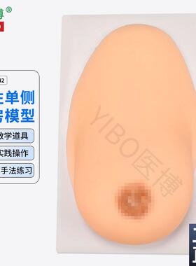 医博BIX-1042成人女性单侧硅胶乳房模型仿真触感催乳手法Y训练教