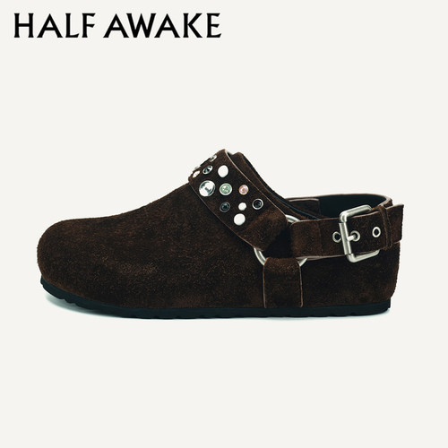 HALFAWAKE一脚蹬勃肯懒人鞋