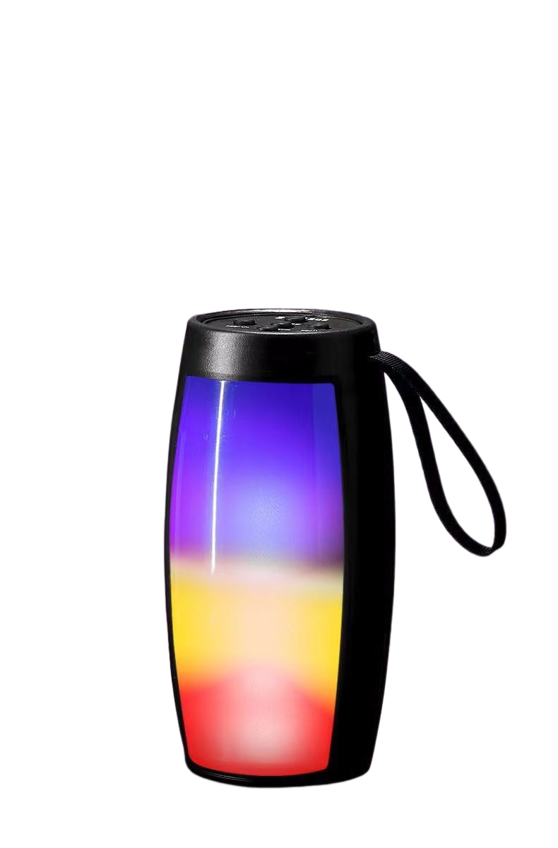 蓝牙音箱手提迷你低音炮户外便携式七彩灯车载插卡小音箱