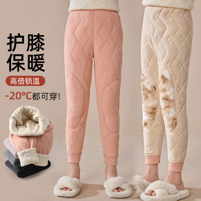 女童校服神器棉裤内搭加绒内穿裤子秋冬季学生加厚男款儿童保暖裤