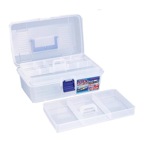 日本RING STAR进口环保耐摔零件盒 D-343 海钓渔具箱收纳箱整理箱