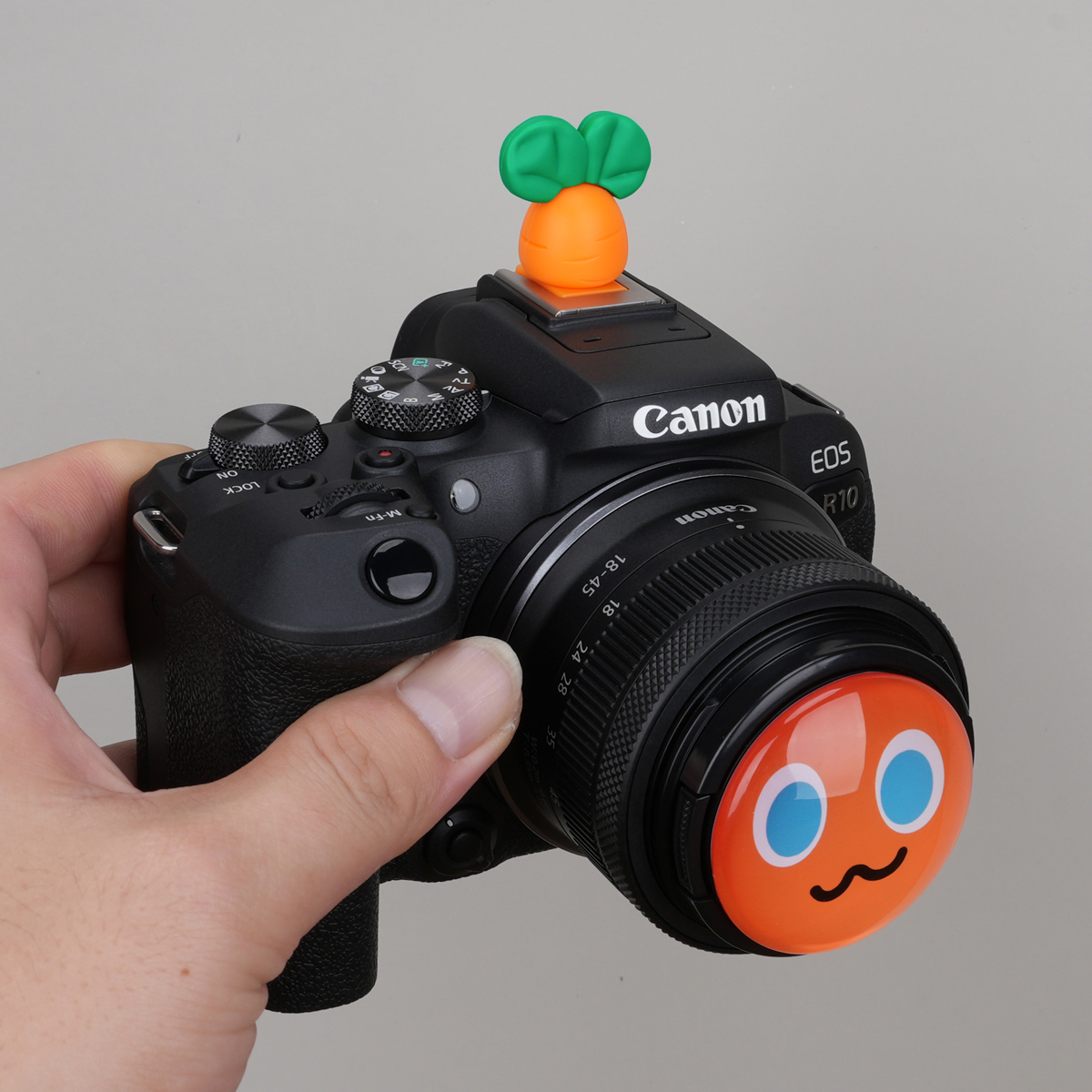 魔胡萝卜小萝卜可爱镜头盖热靴盖