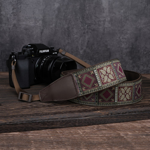 绣花复古民族风格相机背带通用型