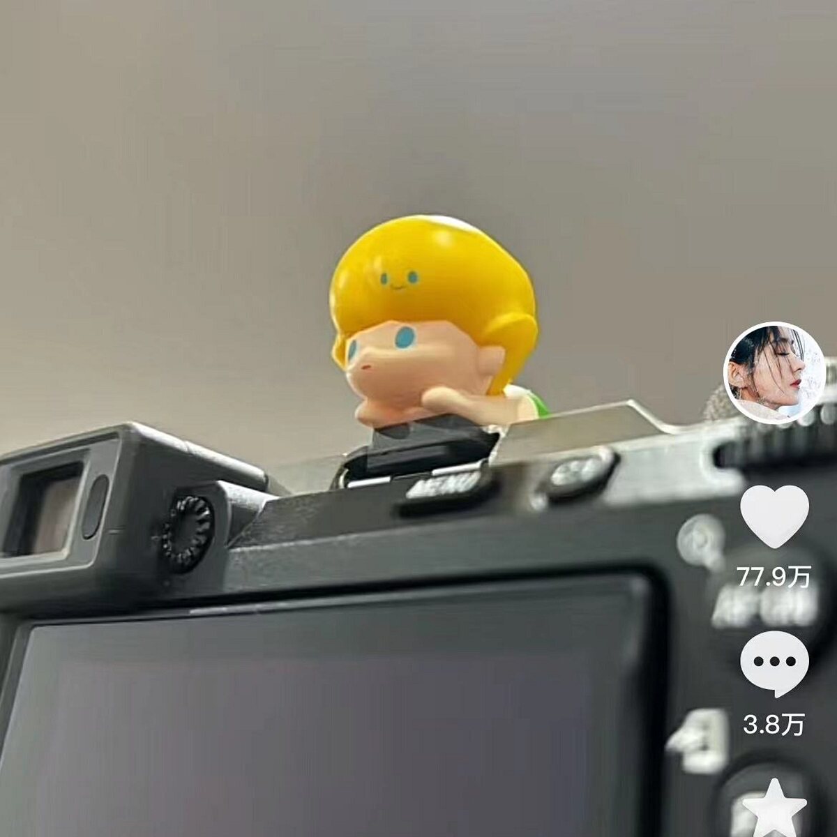 赵丽颖抖音热门同款泡泡玛特正品卡通立体 Dimoo小王子相机热靴