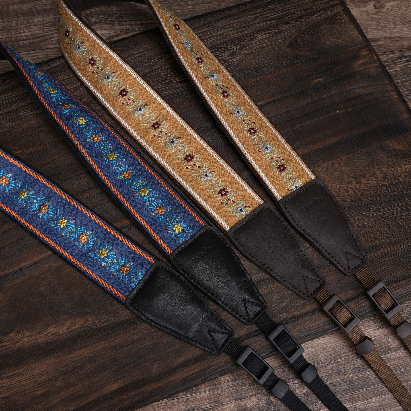 cam-in复古民族风绣花相机背带摄影肩带适用富士XT5索尼a7m4尼康Z