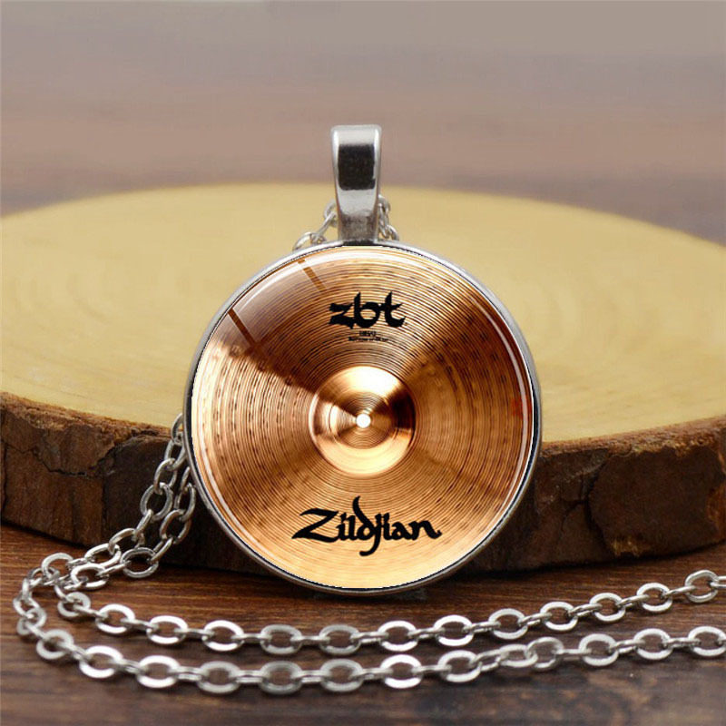 打鼓手时光宝石吊坠项链男女百搭欧美复古毛衣链饰品