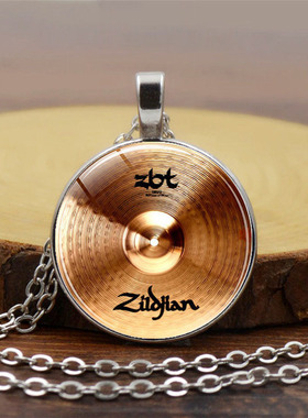 打鼓手时光宝石吊坠项链男女百搭欧美复古毛衣链饰品