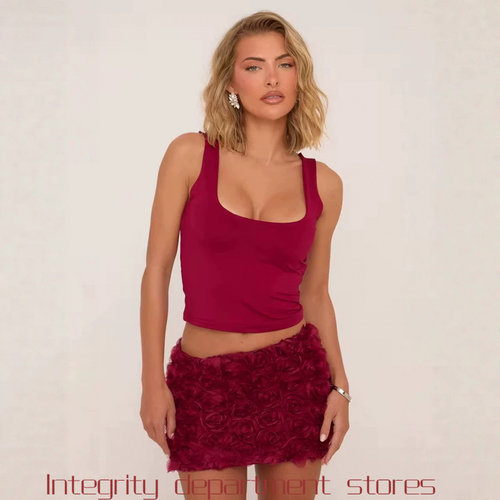 LaceT-shirtFittedCrewneckShort
