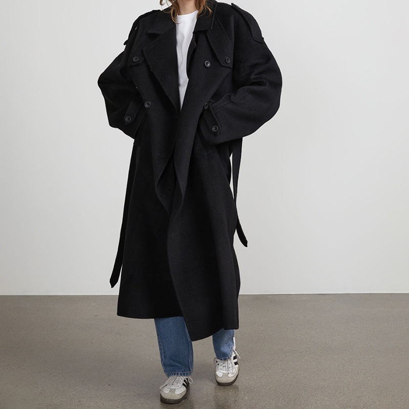 Casualwaistcinchedlongsleeveds