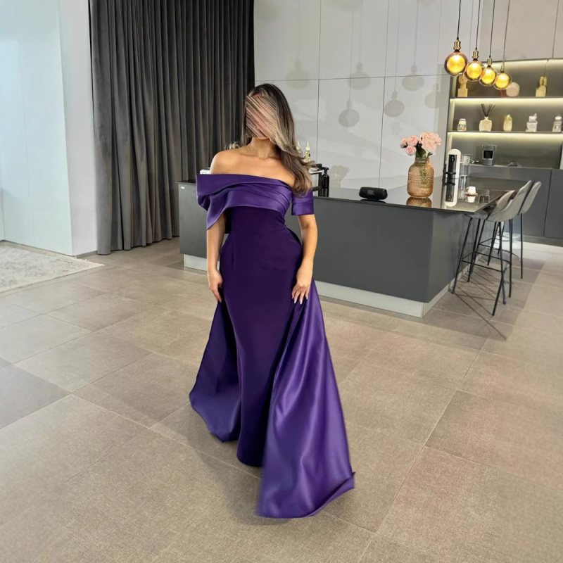 FlaredSexySlimmingOff-Shoulder