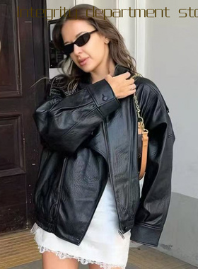 Casual coat, loose stand collar cotton jacket秋冬百搭长袖立