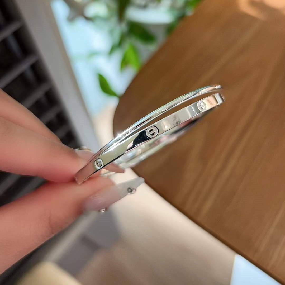 足银手环光面闭口双圈手镯轻奢风简约亮面银饰手镯女素圈礼物手环,饰品/流行首饰/时尚饰品新,银饰手镯,淘宝优惠券,粉丝福利购,淘宝优惠卷