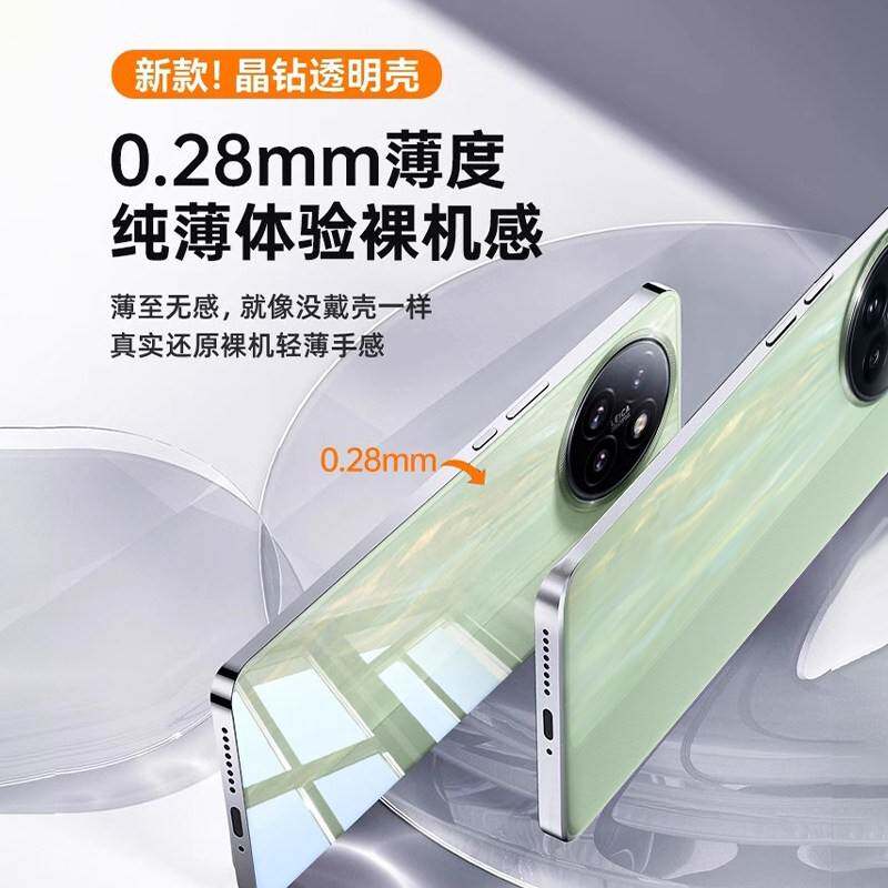 德国青果老黄【德国进口p】适用小壳米civi4ro手机保护小米civi套4pro新款保护超薄透明civi3镜头全包防摔简