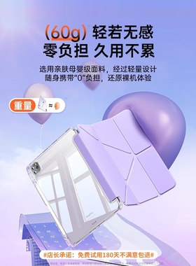 德国青果老黄新款适用iPad保护壳iPad11平板Air7保护套ipadpro2025苹果9代10带笔槽11寸5透明6mini防弯8摔4