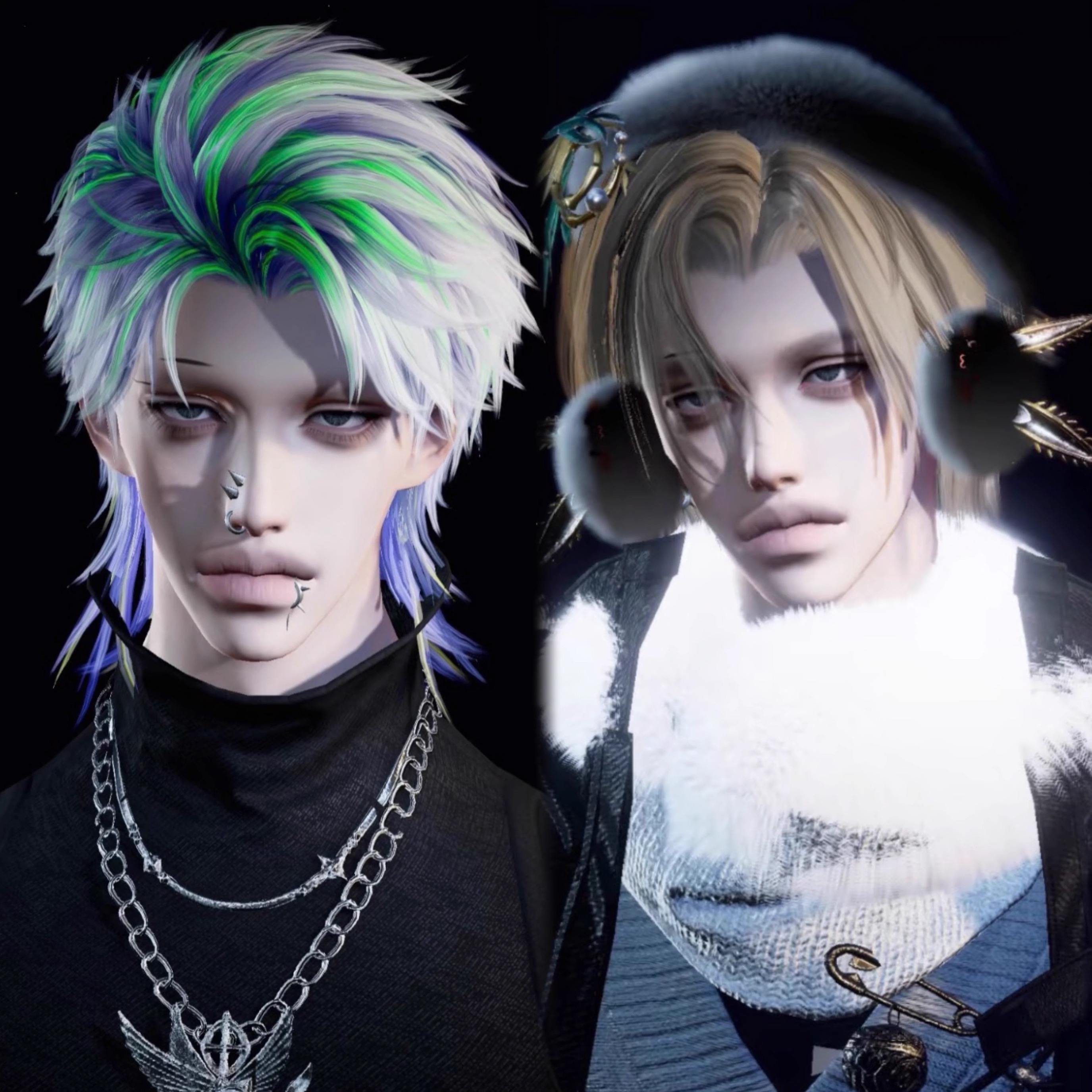 KORO 深意 逆水寒手游捏脸男通用