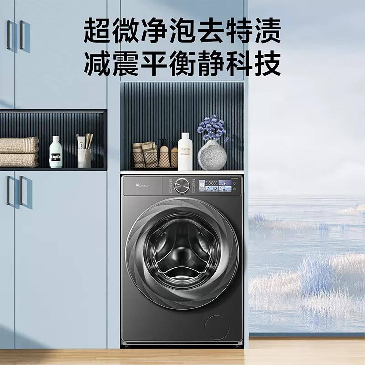 国补小.天鹅TG100S83PRO小乌梅2.0全自动10KG滚筒洗衣机