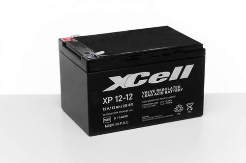 德国XCELL XP12-12 12V12AH 免维护蓄电池 船舶 UPS 循环电瓶