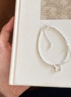 新中式S925银碎银蝴蝶气质手链