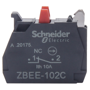 施耐德按钮开关附件 ZBEE101C ZBEE102C 按钮辅助触点 1常开触头