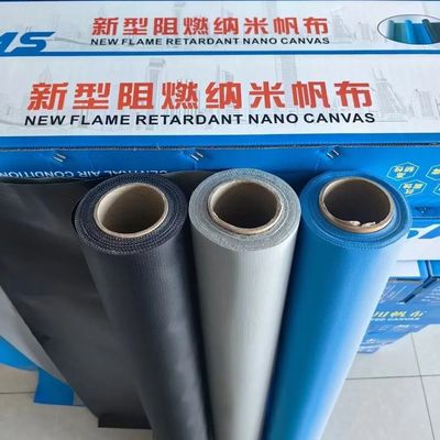 纳米帆布风管布软链接阻燃