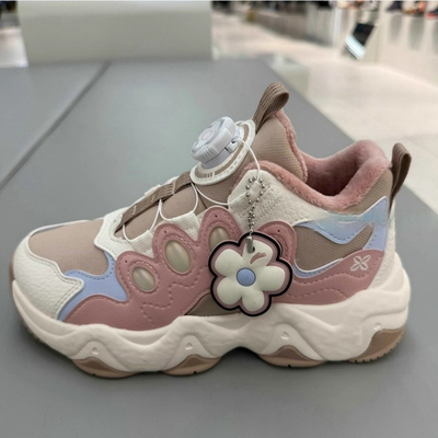 墩墩棉鞋|安踏儿童女童棉鞋2025冬新款加厚加绒保暖鞋322546912