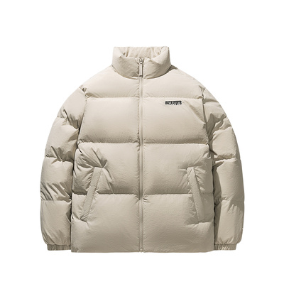 安踏立领羽绒服男士冬季新款防泼水鸭绒保暖面包服外套152548901N