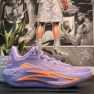 防滑耐磨运动鞋 安踏狂潮7减震篮球鞋 新款 2025夏季 112621616S 男鞋
