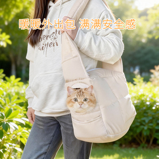 猫包外出便携宠物猫咪社会化狗狗外出包轻便大容量小型犬秋冬保暖