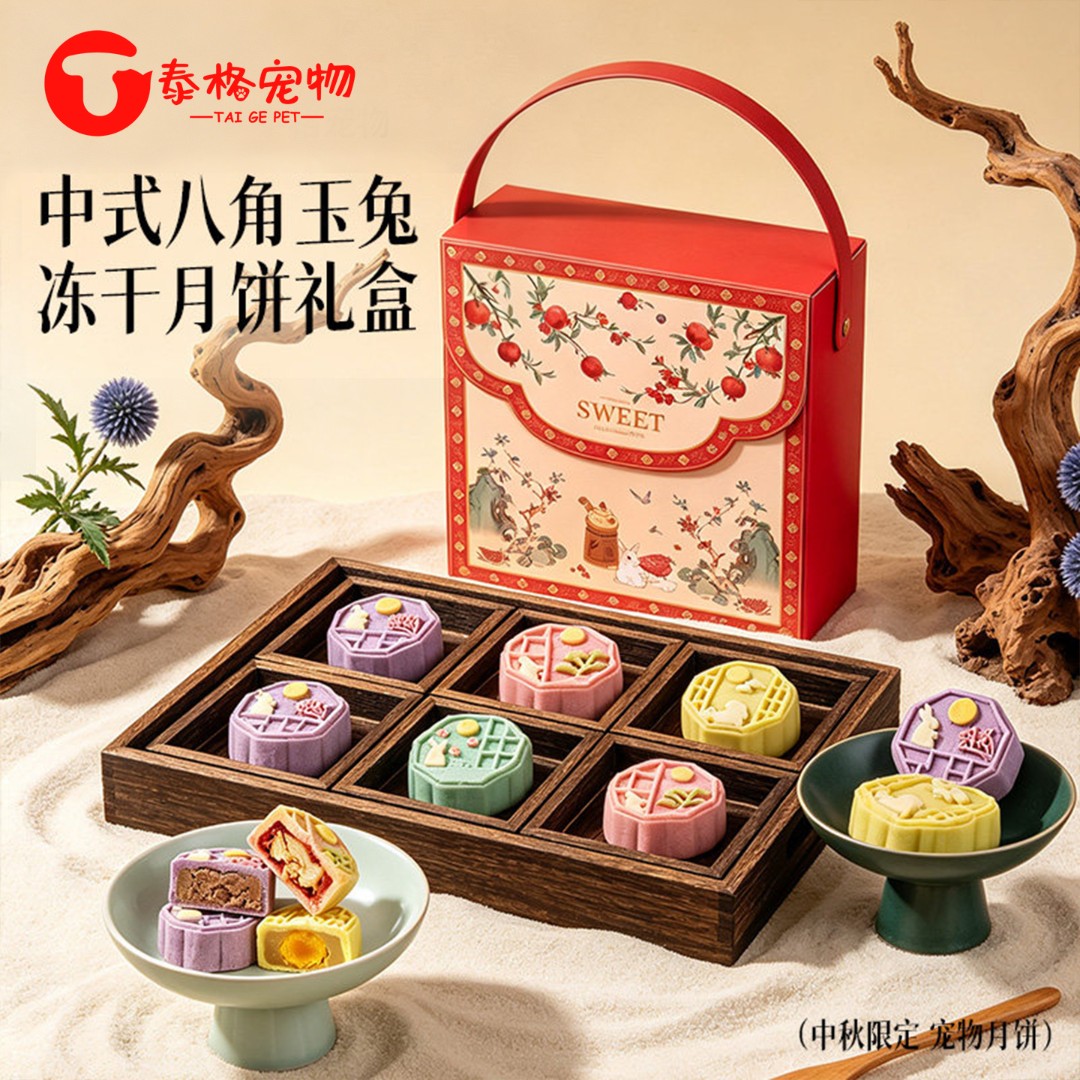 中秋团圆，毛孩子也要一起过节图片