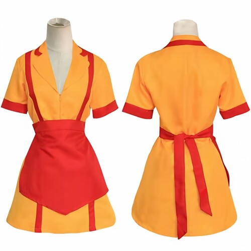 美系影视cos夜店演出服破产姐妹同款酒吧工作服KTV服务圣诞节表演