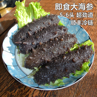 开袋即时水发泡发好的即食海参速食单个装大连辽刺参6-12头2斤