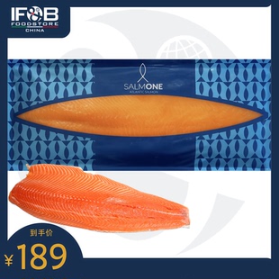 冷冻带皮银鲑三文鱼柳 1-1.5kg Frozen Pacific Salmon Fillet