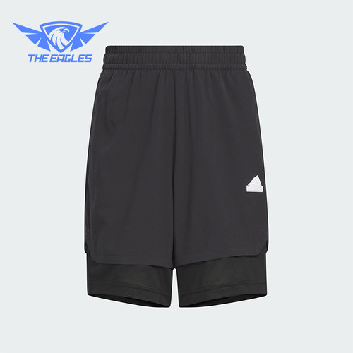 阿迪达斯大童防晒拒水防泼短裤