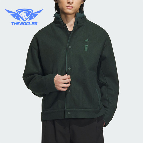 Adidas/阿迪达斯正品新款男士立领宽松休闲运动夹克IX4286