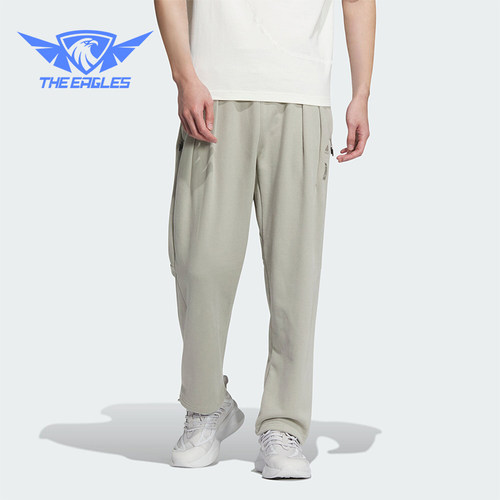 Adidas/阿迪达斯正品春季男士宽松透气简约运动长裤JE6662