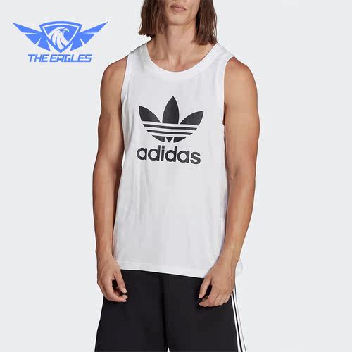 Adidas/阿迪达斯正品三叶草夏季男子运动休闲T恤背心IA4808