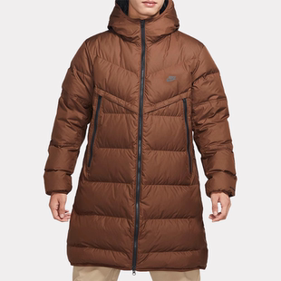 新款 男子运动保暖中长款 羽绒服 Nike 259 冬季 DV1134 010 耐克正品