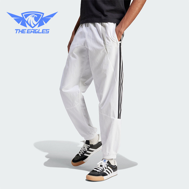 Adidas/阿迪达斯正品三叶草男士梭织休闲束脚运动裤JH5035