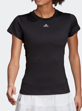 Adidas/阿迪达斯正品 ENNIS TEE女子透气网球运动短袖T恤 FT6393